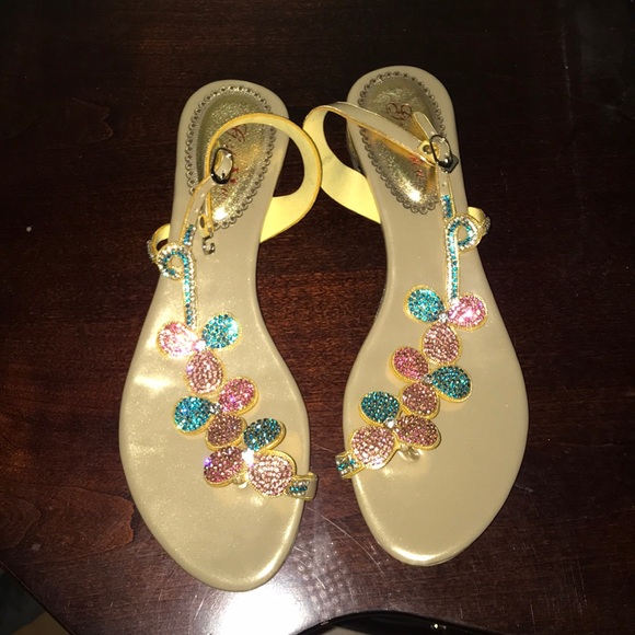 g sparrow bedazzled flats - Picture 1 of 2